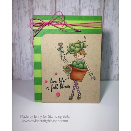 TINY TOWNIES-Stamping Bella Cling Mount Rubber Stamp-Stamping Craft-Townie Girls - Picture 181 of 190