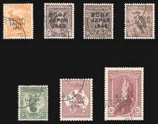 Australia B.C.O.F. 1946 complete set very fine used. SG J1-J7a. Sc M1-M7.