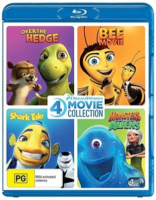 Over The Hedge Bee Movie Shark Tale Monster Vs Aliens Reg Free Blu Ray 9317731162411 Ebay
