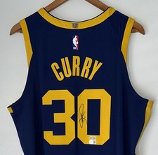 Stephen Curry Signed Warriors Authentic Jordan Brand ADV Jersey Auto USASM & BAS