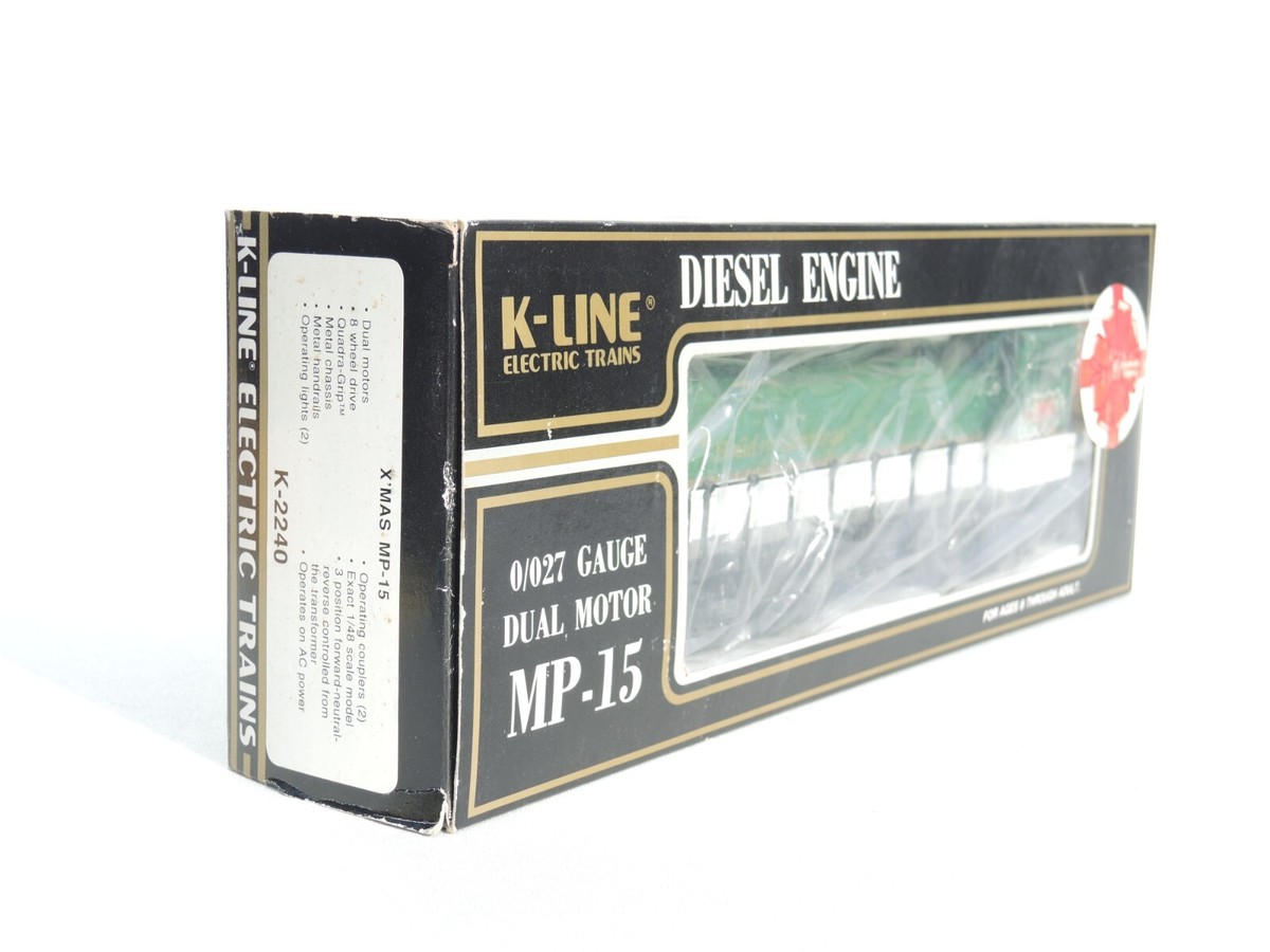 K-Line O gauge MP-15 Christmas Holiday edition K-2240 toy train