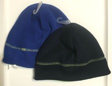 Boys Beanie Hat Fleece Size S/M Ages 4-7 L/XL Ages 8  Solid Lightweight Winter