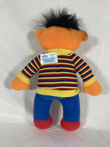 Muñeco de peluche suave Hasbro 1992 10" Ernie Sesame Street - Imagen 4 de 6