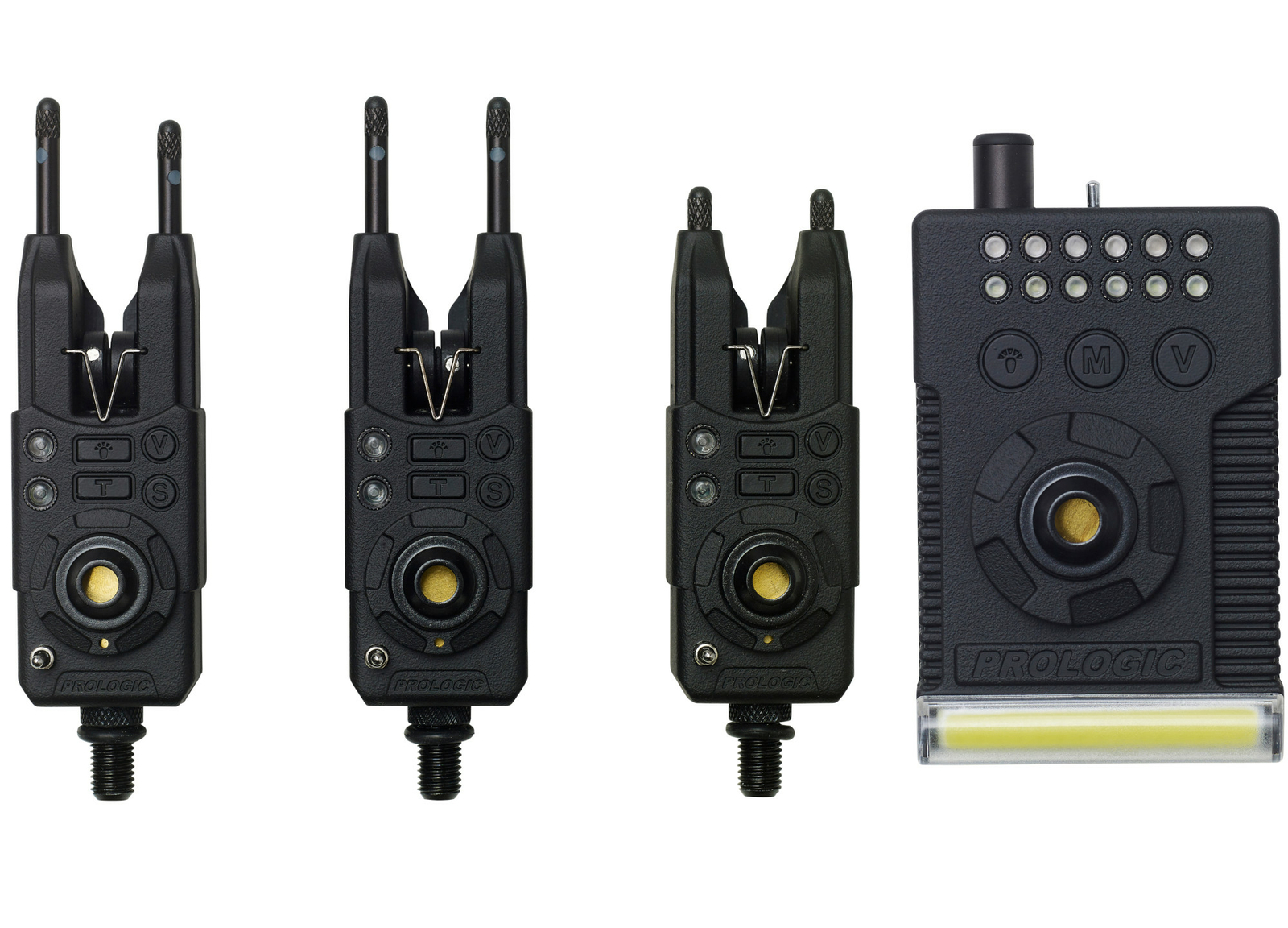 Prologic Fulcrum RMX Pro Bite Alarm 3+1 - Bissanzeiger Set, Funkbissanzeiger
