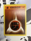 Pokemon Card - Fighting Energy Base Set Shadowless 97/102 1st Edition Common
