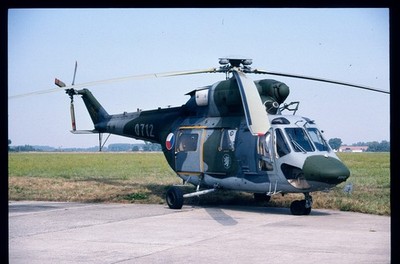 BD385 ORIGINAL K64 AIRCRAFT SLIDE: Czech AF PZL-Świdnik W-3A Sokół 0712