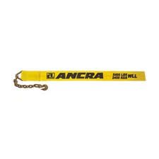 Ancra 43795-15-27 Winch Strap   4 In. X 324 In., Polyester, With Chain Anchor