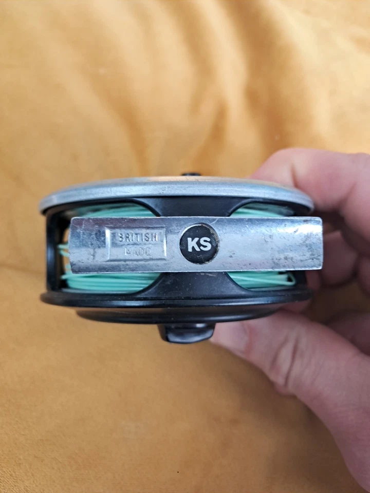 Carrete de pesca con mosca LEEDA RimFly KS 100 de colección 3,5" hecho en Gran Bretaña  Foto 3 de 4