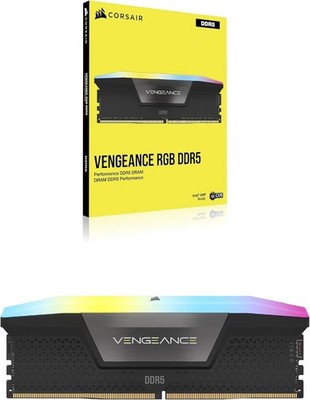 BRANDS NEW CORSAIR VENGEANCE 16GB (1 x 16GB) RGB DDR5 CL36 6000MHZ