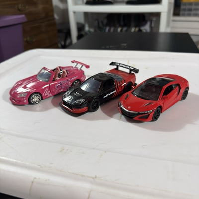 #ad Honda 1:32 Diecast Model Car Collection Lot of 3 $19.99