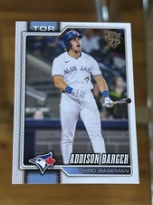 Addison Barger 2026 Topps Series 1 #241 Toronto Blue Jays Baseball Card