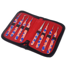 Multi-Purpose 8Pcs Craft Tweezers for Model Kit Beads Tiny Pieces  DIY Projects