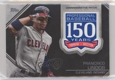 2019 Topps 150th Anniversary Commemorative Series 2 Francisco Lindor Patch 1c7