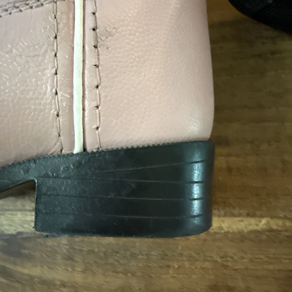 Botas vaqueras occidentales Masterson juveniles talla 5 M de cuero rosa Foto 3 de 4