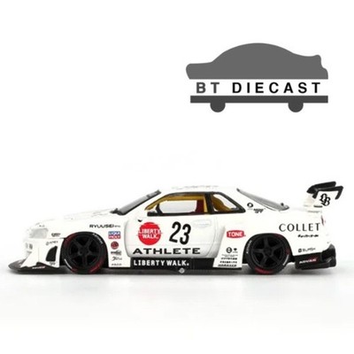 MINI GT LBWK NISSAN LB-ER34 SUPER SILHOUETTE ATHLETE/COLLET 1/64