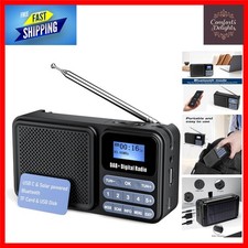 High-Quality DAB Radio with Bluetooth, AUX & 80 Presets - Portable Elegance