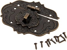Haspe Vintage Antik-Verschl&uuml;sse, Bronze Eisen Design, M&ouml;bel-Verschl&uuml;sse, Be
