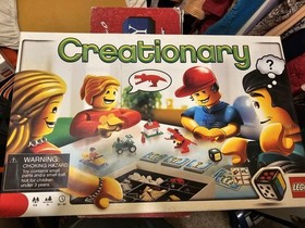 LEGO Creationary Board Game #3844 Building Set (Retired) Complete 