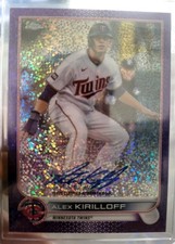 2022 Topps Chrome Veteran Purple Refractor 77/299 Alex Kirilloff #CVA-AK Auto 