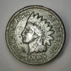 1905 Indian Head Penny - 1c RB VF Circulated Condition Pointy Bust Copper Coin