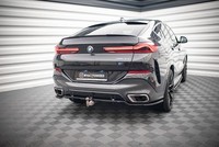 Maxton Design Diffusor Heckansatz V.3 Passend FüR Bmw X6 M-Paket G06 Schwarz Hoc