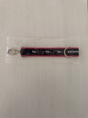 Thirty-One Hang It Up Key Fob - Be Strong-Be Bold/Be True-Believe FREE SHIP