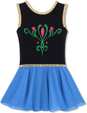 Toddlers Dancing Cosplay Tutu Ballet Leotard for Girls 3-12 Years