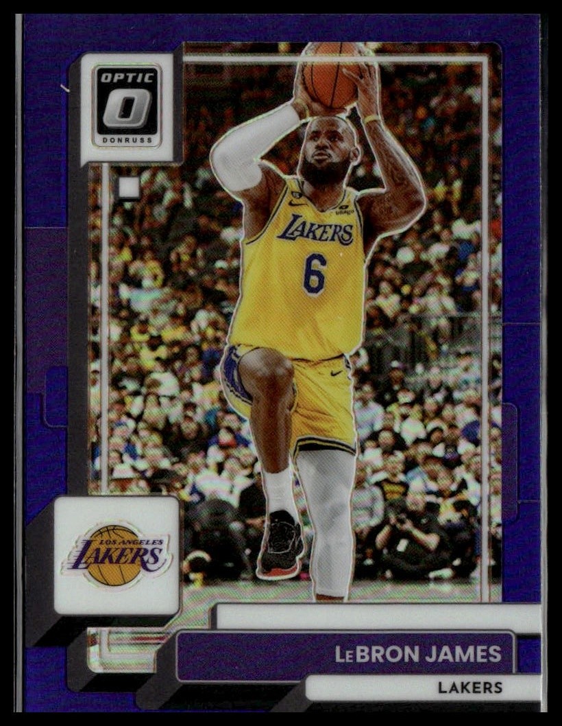 2022-23 Donruss Optic #116 LeBron James Purple