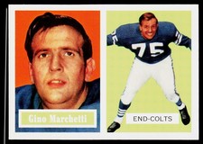 Gino Marchetti, 1994 Topps Archives 1957, #5, Baltimore Colts,