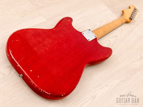 1963 Fender Duo Sonic Vintage Short Scale Guitar w/ Mahogany Body, 100% Original - Afbeelding 14 van 24