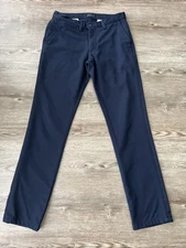 Taylor Stitch Civic Commuter Chino Pant Mens 29x31 Navy Wool Blend Slim Fit