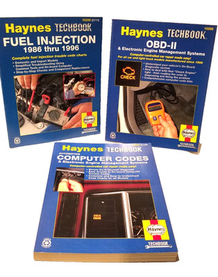 Haynes Techbooks, Lot of 3 Manuals 10206 10220 10205 OBD-II/Fuel Injec/Comp Code