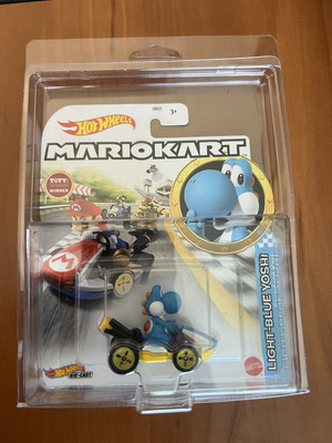 Hot Wheels NINTENDO Suoer Mario Kart Light-Blue YOSHI Color Standard Race Car