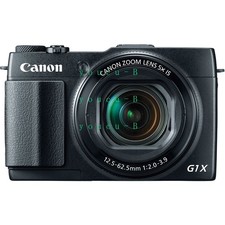 Canon PowerShot G1X Mark II Digital Camera 12.8MP Viewfinder Wi-Fi Ready AF Lock