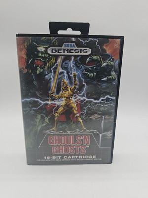 Ghouls 'n Ghosts, Sega Genesis, Complete, Authentic!