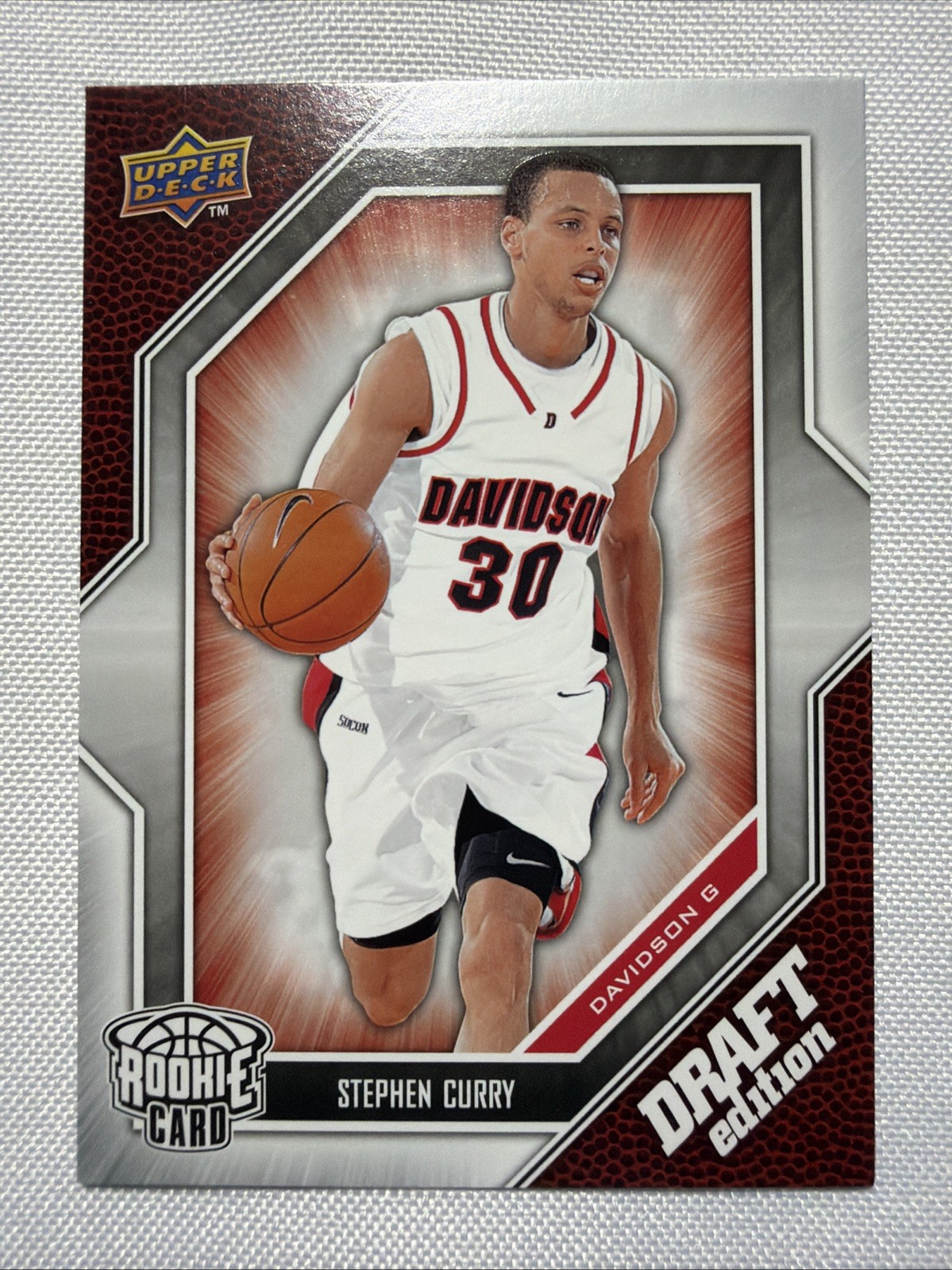 Stephen Curry Rookie 2009-10 Upper Deck Draft Edition Card #34 A