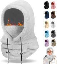 Winter Balaclava Ski Mask: Windproof Fleece Warm Face Cover Hood for Men Women S