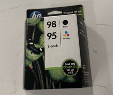 Genuine HP 98 Black  95 Tri-Color Ink Cartridges OEM Combo Pack Exp 02/2021