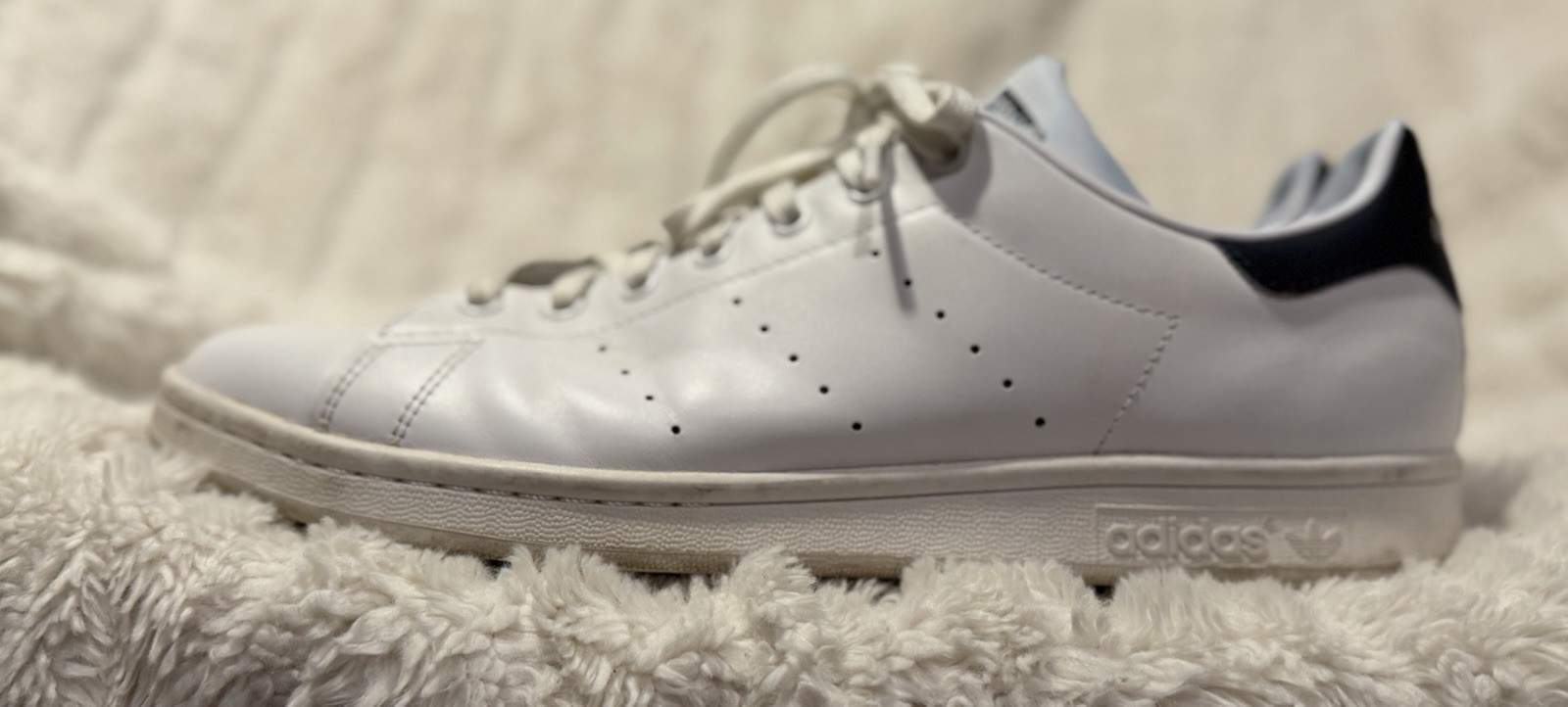 Adidas Stan Smith White Navy Shoes Men's Sneaker M20325 Tennis Vintage Style thumbnail 2