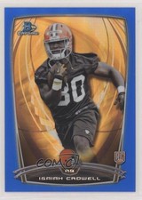2014 Bowman Chrome Blue Refractor 196/199 Isaiah Crowell #146 fm0