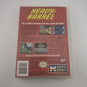 Heavy Barrel - Box Only - Nintendo NES - Hardcase Authentic Slip Art (No Game)