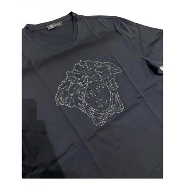 Versace Men's T-shirt with crystal medusa