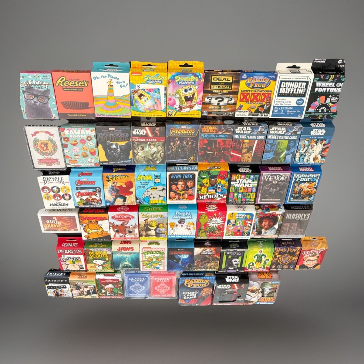 Massive Playing Card Collection - 54 Unique Decks! Pop Culture