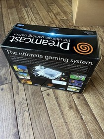 Sega Dreamcast Complete System New Unused In Box. RARE Mint Condition Unit.