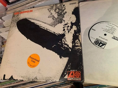 Led Zeppelin - 'S/T' LP early Promotional Copy!  w/hype sticker DECENT COPY