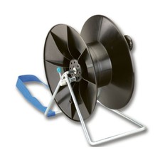 Electra Breitbandhaspel mit Bremse - schwarz Litze Band Seil Aufwickeln 