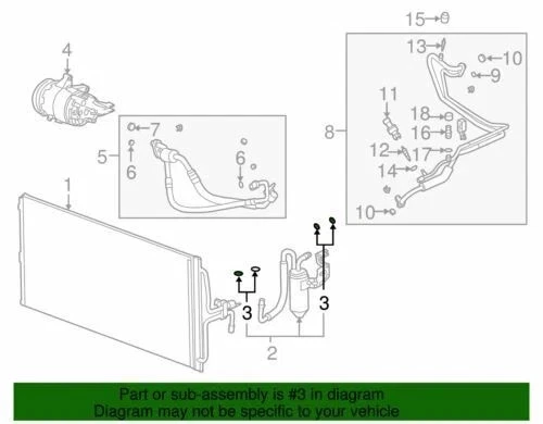 1986-2016 ПОДЛИННЫЙ GM A/C ИСПАРИТЕЛЬ ФИТИНГ ПРОКЛАДКА, НОВЫЙ OEM ДЕТАЛЬ, P/N 52456067 - Изображение 2 из 4