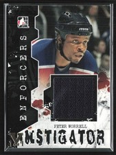 Peter Worrell 2011-12 In The Game Enforcers Instigator 1/1 Jersey #I-60 Colorado