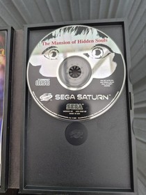 The Mansion of Hidden Souls  Sega Saturn PAL, With Original Box And Manual