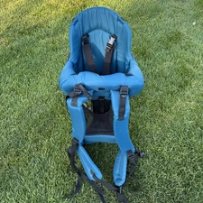 Evenflo Trailtech Baby Backpack Carrier Teal Blue Hiking